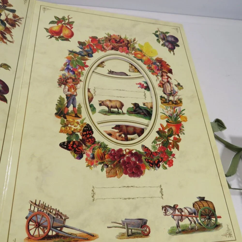Victorian Vintage Style Photo Album: Country Memories Farmhouse